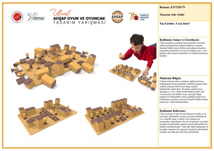 Ulusal Ahşap Oyun ve Oyuncak Tasarım Yarışması'ndan 2 ödül